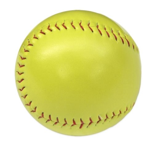 Optic Yellow Synthetic Leather Softball