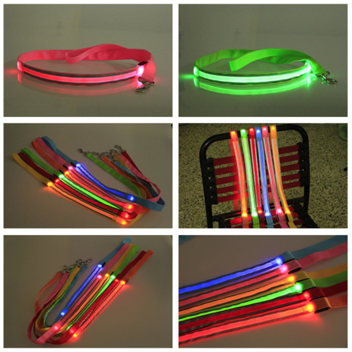 LED Dog Leash Reflective Strips