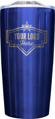 Stainless Steel Tumbler Laser Engraved (Silver)