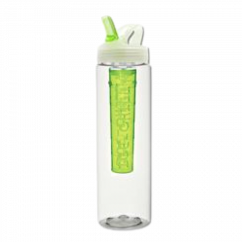 PET Clear 32 oz. Bottle w/ Freedom Lid & Lime Ice Chill'r