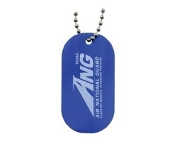 Aluminum Dog Tag (Anodized) with 23
