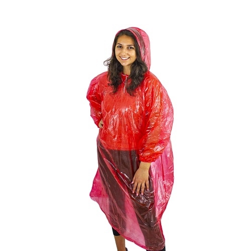 Disposable Poncho with Sleeves