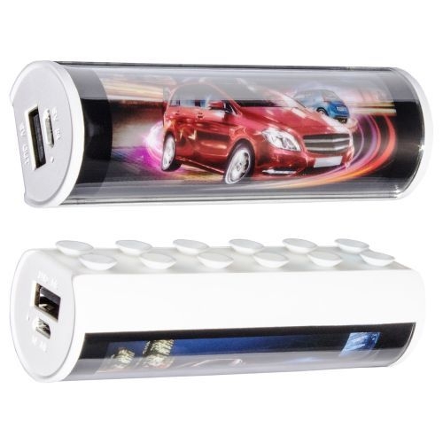 Glowing - 2200mAh Power Bank with Phone Holder