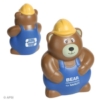 Construction Worker Bear Stress Reliever