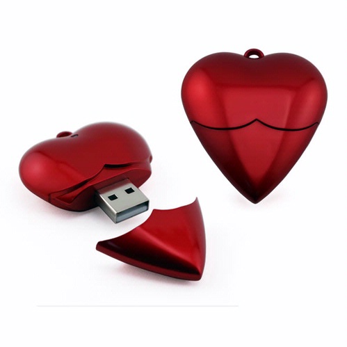 1GB Heart USB Drive