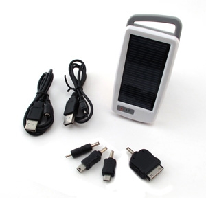 Solar Cell Phone Charger with LED Light **Limited Stock**