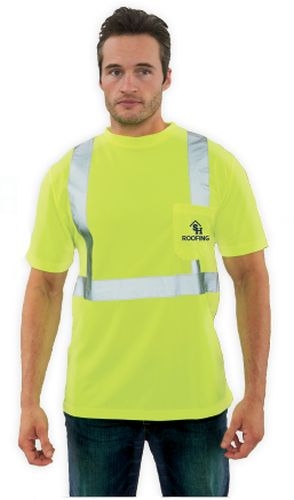 High Visibility Safety Shirts - Blank - Short Sleeve