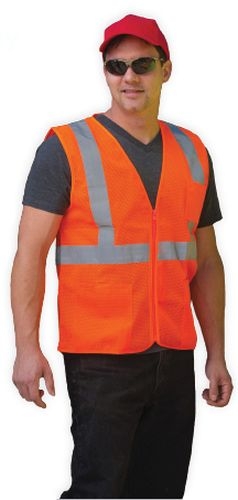 High Visibility Safety Vests - Printed - No Pocket