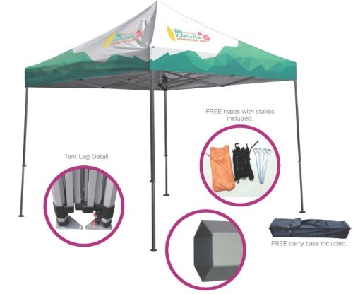 10'x10' Deluxe Pop-Up Tent Shelter