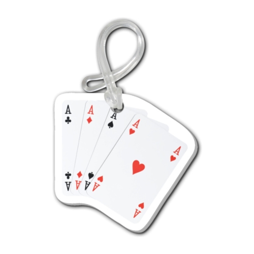 4CP PLAYING CARDS 4 ACES BAG TAG