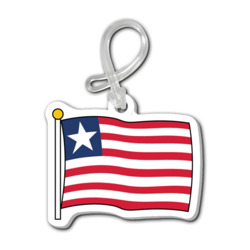 FLAG - LIBERIA BAG TAG