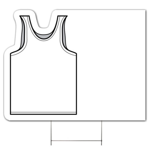 Jersey (Basketball) CORRUGATED PLASTIC YARD SIGN