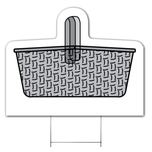 Picnic Basket (Detail) CORRUGATED PLASTIC YARD SIGN