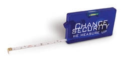 Business Card Tape Measure with Level