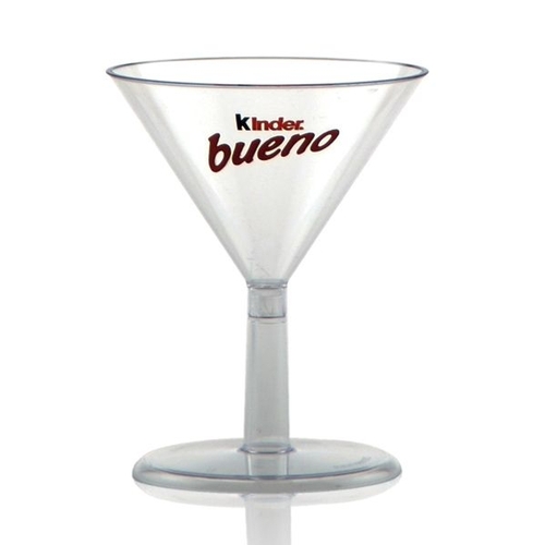 2 oz Clear Plastic Mini Martini Cup - Tradition