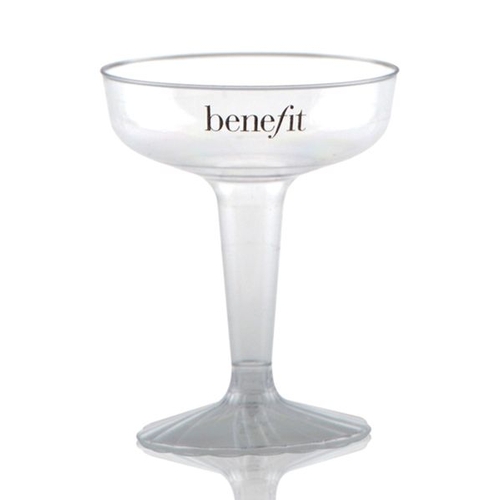 4 oz Clear Plastic Champagne Cup - Tradition