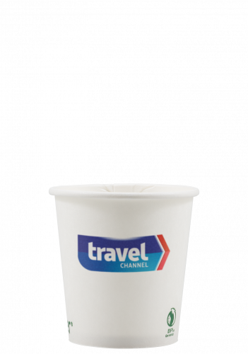 4 oz  Eco-Friendly Paper Cup - White - Digital