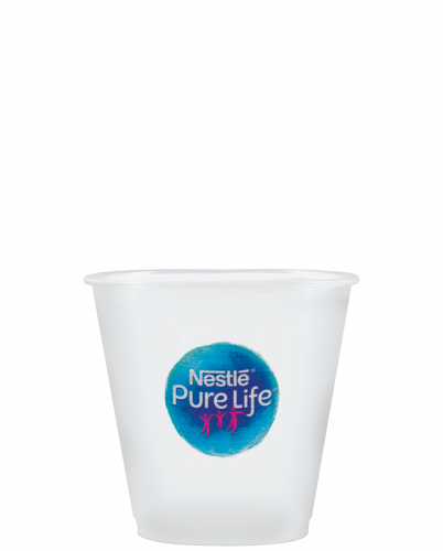 3.5 oz Soft Sided Frosted Plastic Cup - Digital
