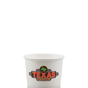 10 oz Paper Food Container - White - Digital
