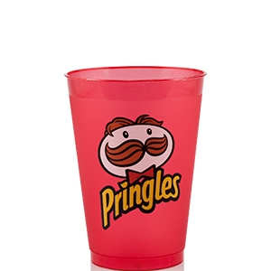 12 oz Colored Frost Flex™ Cup - Red - Digital