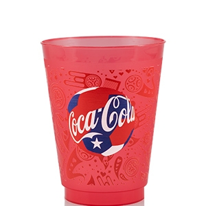 16 oz Colored Frost Flex™ Cup - Red - Digital