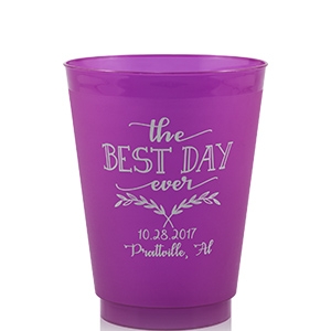 16 oz Colored Frost Flex™ Cup - Purple - Tradition