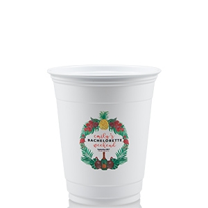 12 oz Solo® Plastic Party Cup - White - Digital