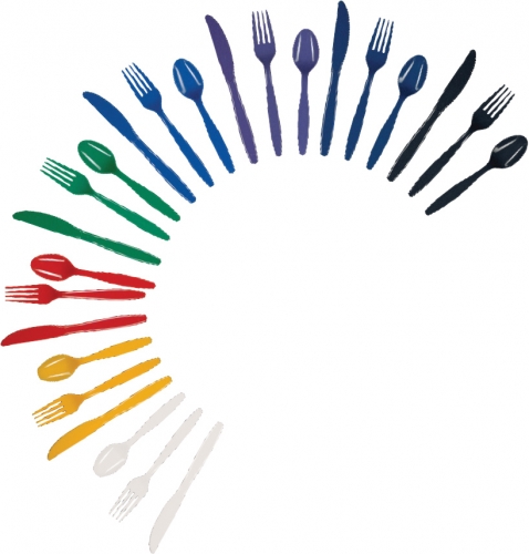 Plastic Fork - Blue