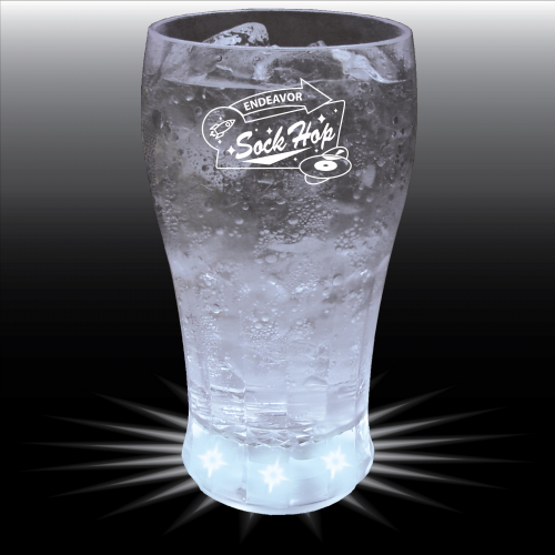 12 Oz. Plastic 5 Light Soda Glass