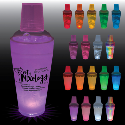 20 Oz. Plastic Light-Up Cocktail Shaker