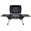 Portagrillo Portable Gas Grill w/Built-In Igniter & 2 Side Tables