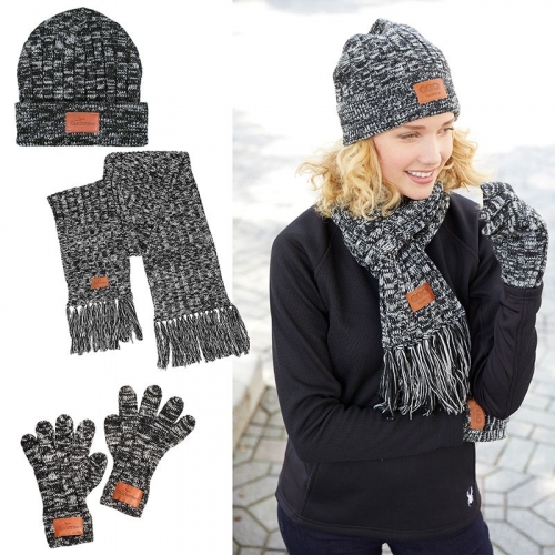 Leeman™ 3-in-1 Heathered Knit Winter Set