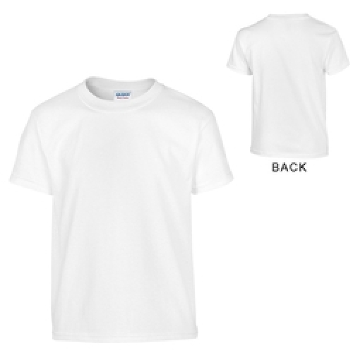Gildan® Heavy Cotton™ Classic Fit Youth T-Shirt - 5.3 oz. - White