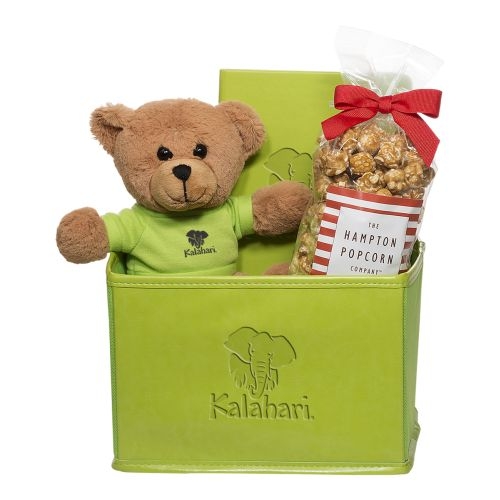 Tuscany Notebook, Teddy Bear & Popcorn Set