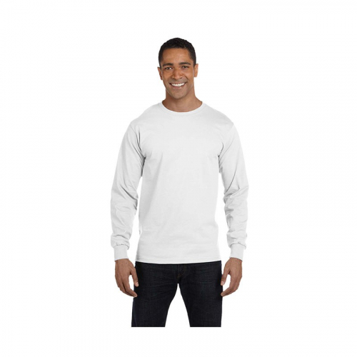 Gildan® Dryblend Classic Fit Long Sleeve T-Shirt -White
