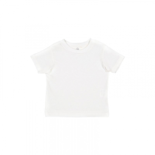 Rabbit Skins Toddler Fine Jersey T-Shirt - White