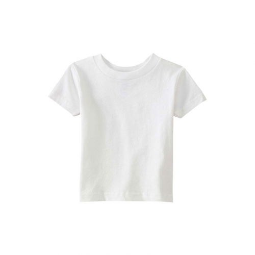 Rabbit Skins Infant Cotton Jersey T-Shirt - White