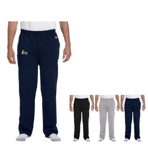 Champion® Adult 9 oz. Double Dry Eco Open-Bottom Fleece Pant with Pockets