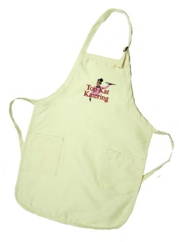 Gourmet Apron with Pockets – Natural and White