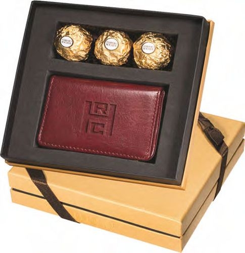 Soho™ Card Case & Ferrero Rocher® Chocolates Gift Set