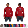 Hanes® Unisex 7.8 oz., Ecosmart 50/50 Crewneck Sweatshirt - Colors