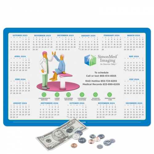 Vynex® Peel&Place® Ultra Thin removable/repositionable Calendar Counter Mat-10