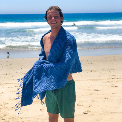 Waffle Weave Beach Towel