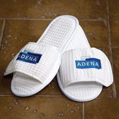 Waffle Weave Spa Slippers