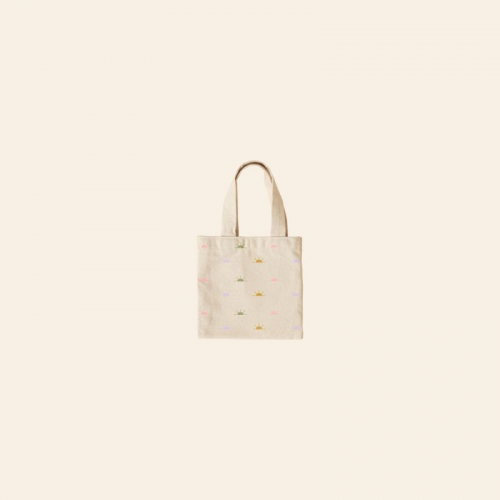 Continued Itty Bitty Natural Canvas Tote