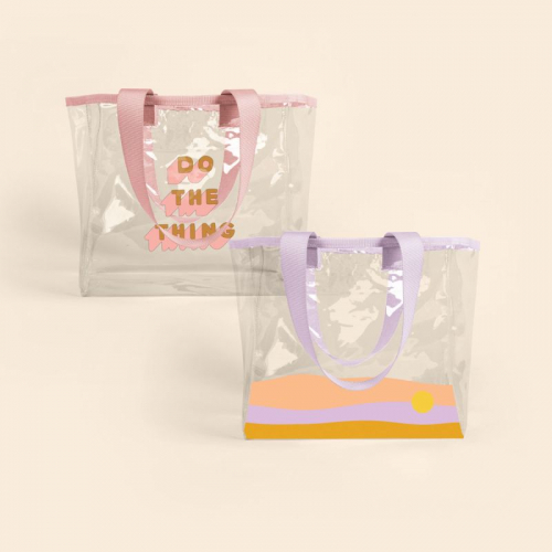 Small Clear Vinyl All Day Tote