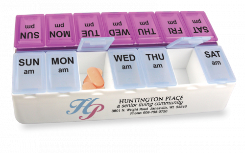 Daily Reminder 7-Day Medicine Tray