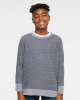 Youth Harborside Mélange French Terry Long Sleeve With Elbow Patches - 2279