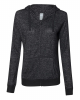 Women's Cozy Jersey Hooded Full-Zip - 8656