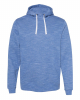 Mélange Fleece Hooded Sweatshirt - 8677